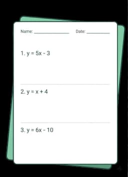 Worksheet activity preview